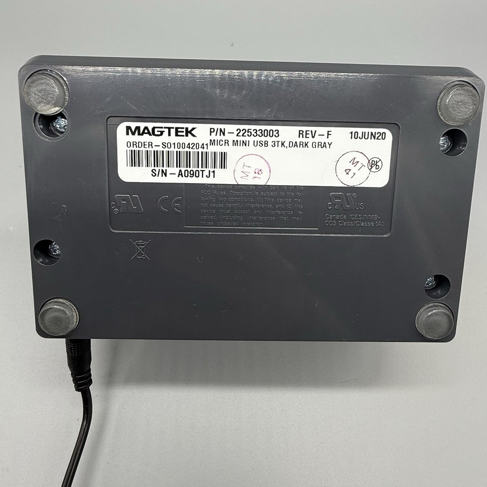 MagTek 22522003 Mini MICR Check Reader with USB Keyboard Emulation Interface - Picture 4 of 4